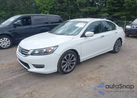 2013 Honda Accord Sport из США, поврежденный, VIN 1HGCR2F52DA215639